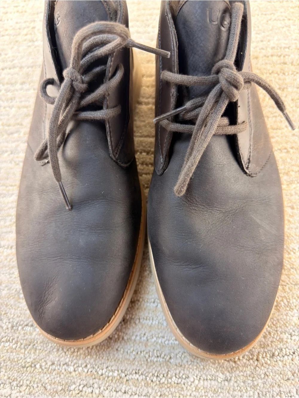 Brand New UGG Men’s Union Dark Brown Waterproof Lace Up Ankle Chukka Boots